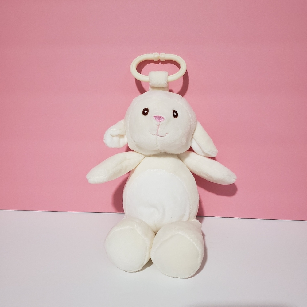 KellyToy Lamb Sheep Clip-On Baby Rattle Toy